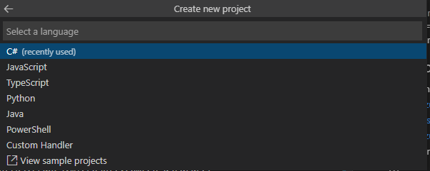 Select language
